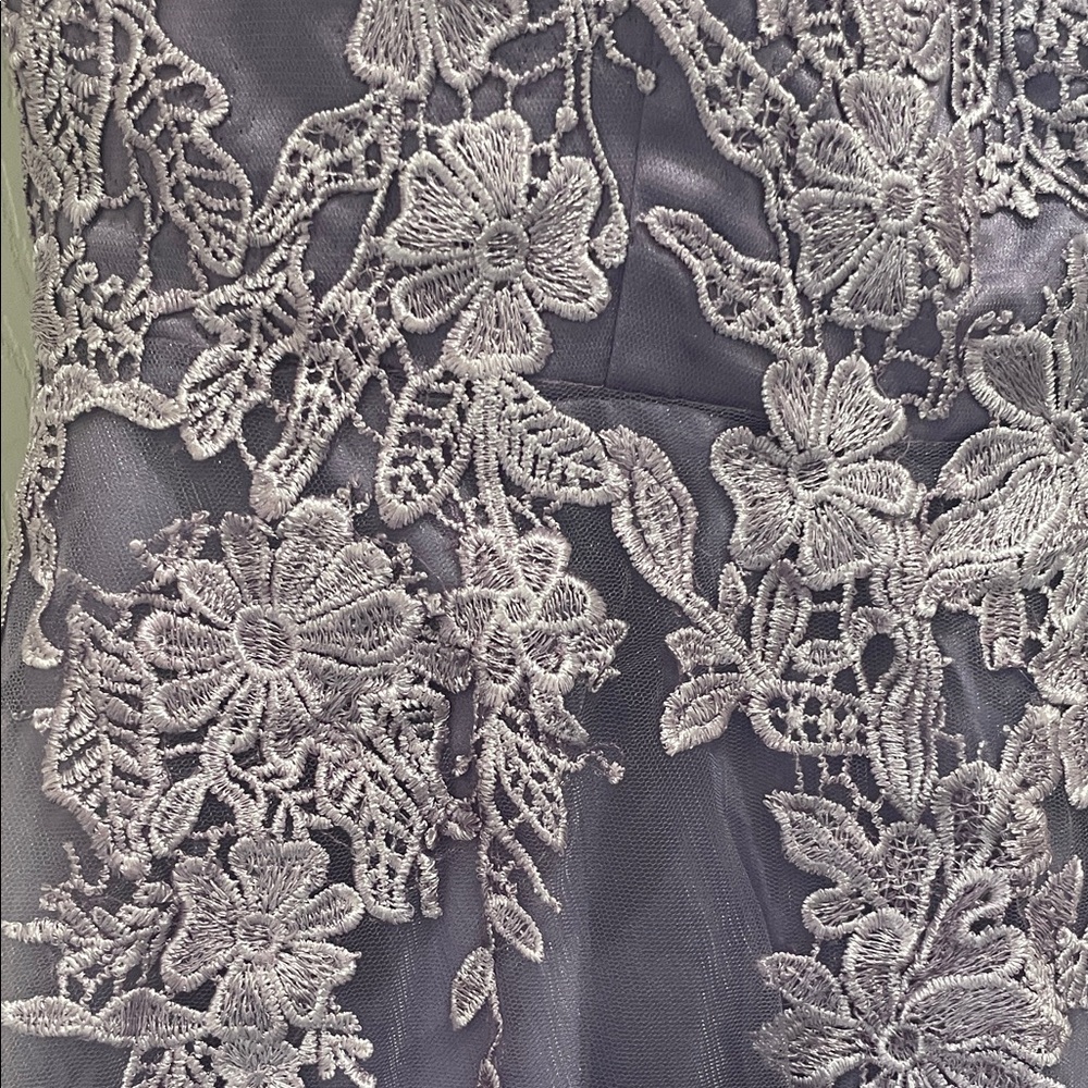 Lavender Lace Formal Dress - Picture 2 of 9